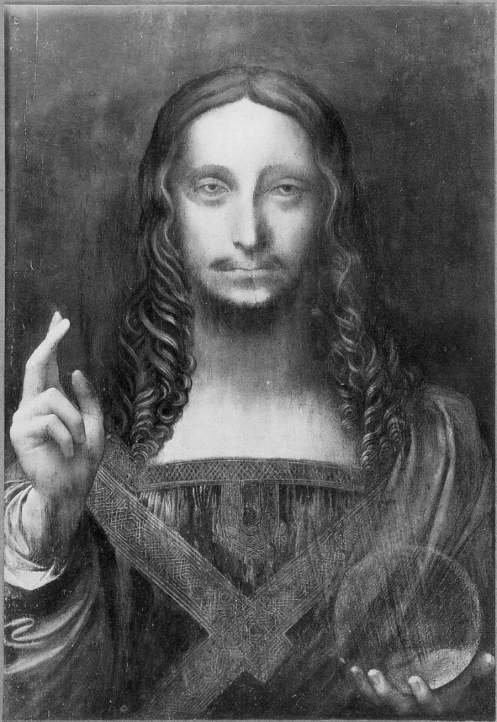 800px-Leonardo_da_Vinci,_Salvator_Mundi_before_restoration_(black_and_white),_Cook_Collection