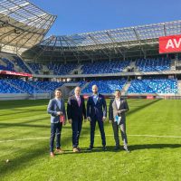 Slovan mal na debute na novom Národnom futbalovom štadióne nového silného partnera