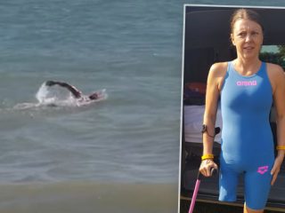 Češka Markéta Pechová preplávala La Manche, aj keď prišla o nohu a časť pľúc