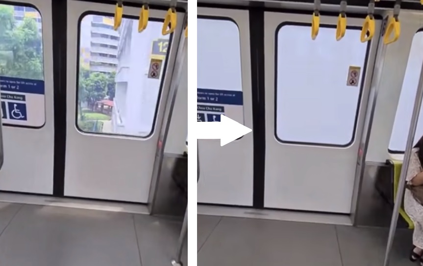 Singapurské vlaky automaticky zatmavujú okná, ak idú okolo domov