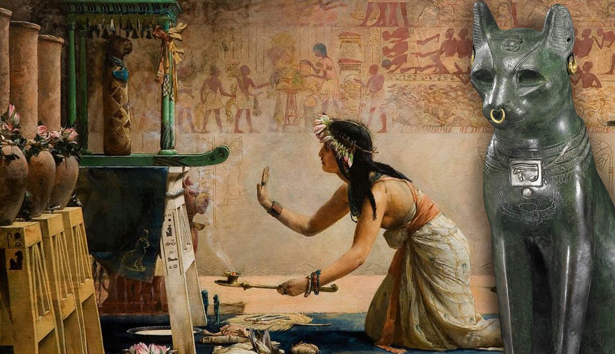 Mačky v starovekom Egypte – spoločníci alebo bohovia ?