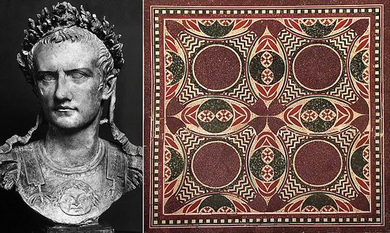 Rímska mozaika Caligulu skončila ako konferenčný stolík