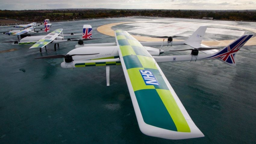Drony budú prepravovať chemoterapeutické lieky z lekárne v nemocnici v Portsmouthe na ostrov Isle of Wight [Apian]